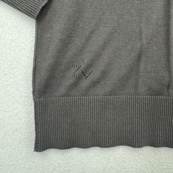 ZADIG & VOLTAIRE Sweater Mens Medium Black Pullover Crewneck Cotton Long Sleeve - Picture 4 of 9